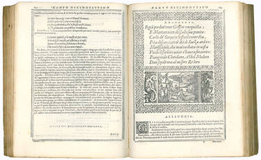 Bellezze del Furioso di M. Lodovico Ariosto; scielte da Oratio Toscanella: con gli argomenti, et allegorie de i canti: con l’Allegorie de i nomi proprii principali dell’opera: et co i luochi communi dell’autore, per ordine di alfabeto; del medesimo