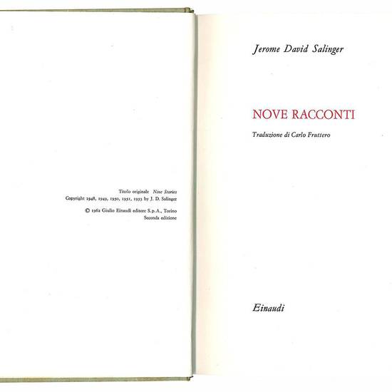 Nove racconti. Traduzione di Carlo Fruttero.