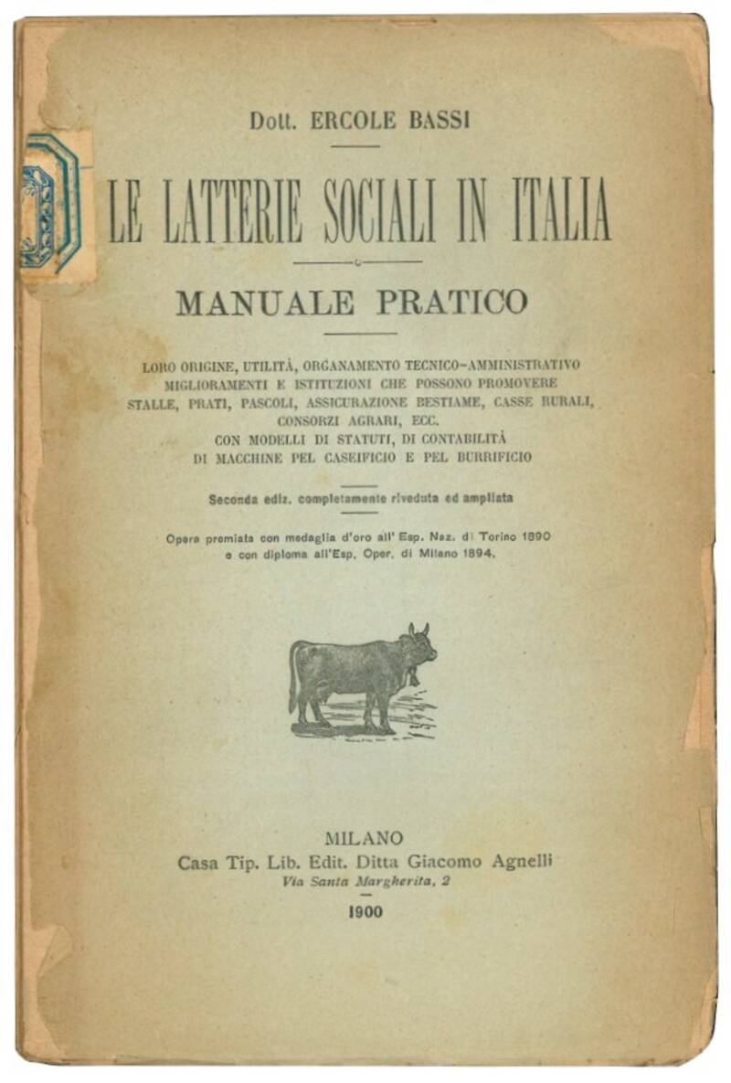 Le latterie sociali in Italia: manuale pratico.