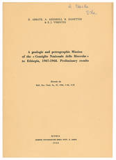 A geologic and petrographic Mission of the «Consiglio Nazionale delle Ricerche» to Ethiopia, 1967-1968. Preliminary results.