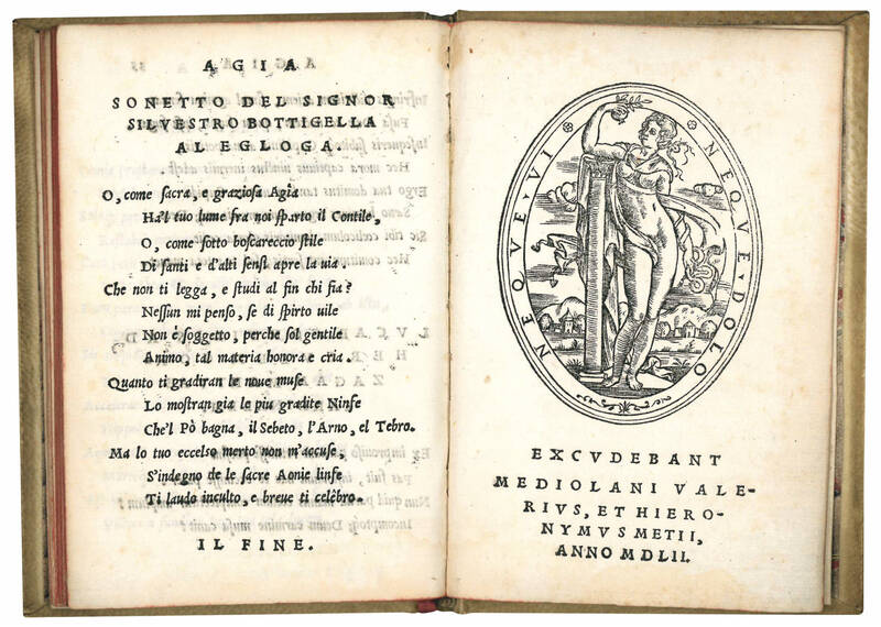 La Agia. Egloga del Contile recitata da la sopra humana donna Hipolita Gonzaga, e da molte altre sue gentildonne