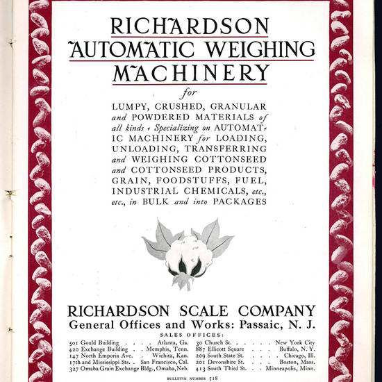 Richardson automatic weighing machinery.