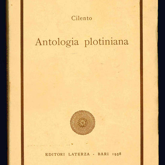 Antologia plotiniana.