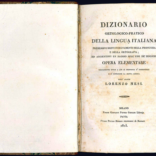 Dizionario ortologico-pratico della lingua italiana.