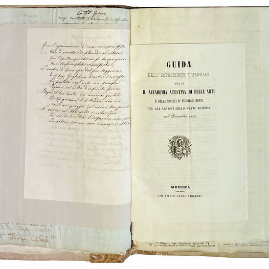 Cronaca di Modena. Manoscritto cartaceo in italiano. Modena, 1837-1862