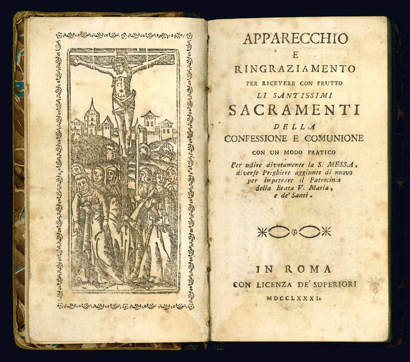 Apparecchio e ringraziamento per ricevere con frutto li Santissimi Sacramenti.