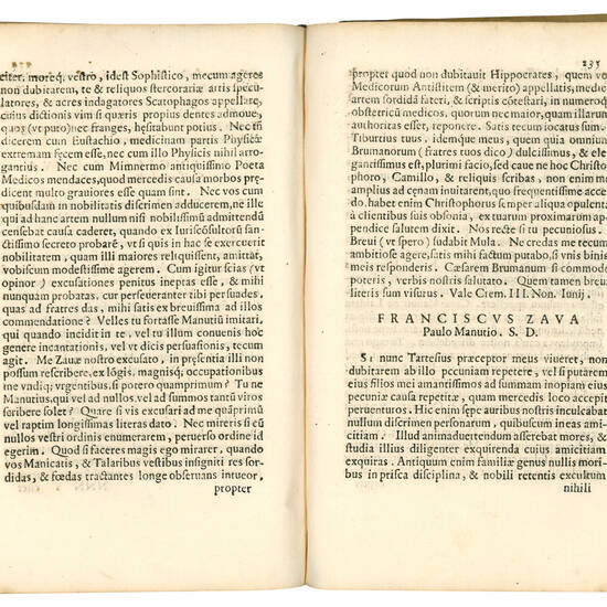 Francisci Zavae Cremonen. Orationes IV. Epistolarum lib. VIII. Carminum lib. III.