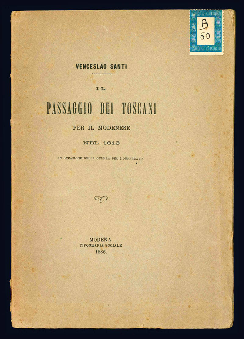 Il passaggio dei toscani per il modenese nel 1613.