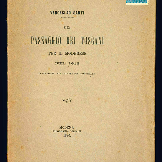 Il passaggio dei toscani per il modenese nel 1613.