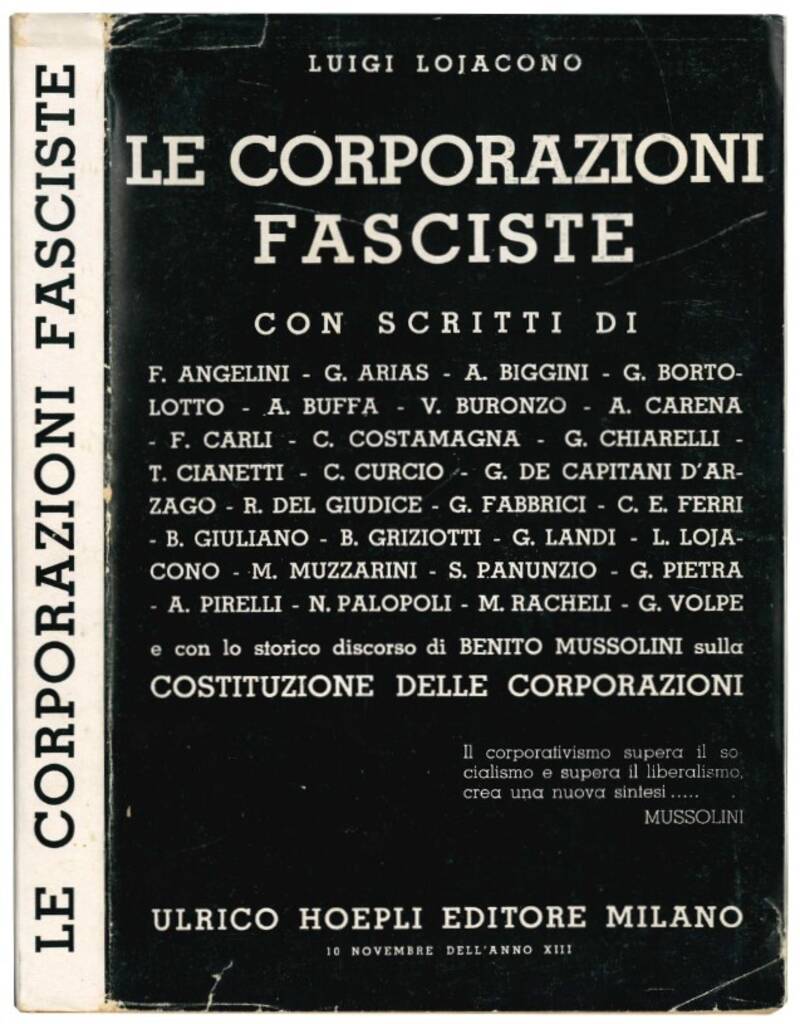 Le corporazioni fasciste.