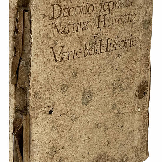 Manuscript on paper containing five 16th- and 17th-century astrological, literary, and historical texts in Italian. Italy, end of the 17th century