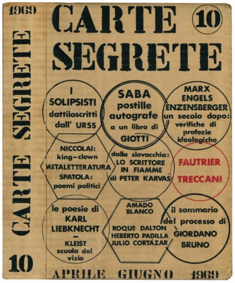 Carte segrete. Rivista trimestrale di lettere e arti (anno III - aprile-giugno 1969 - n. 10).