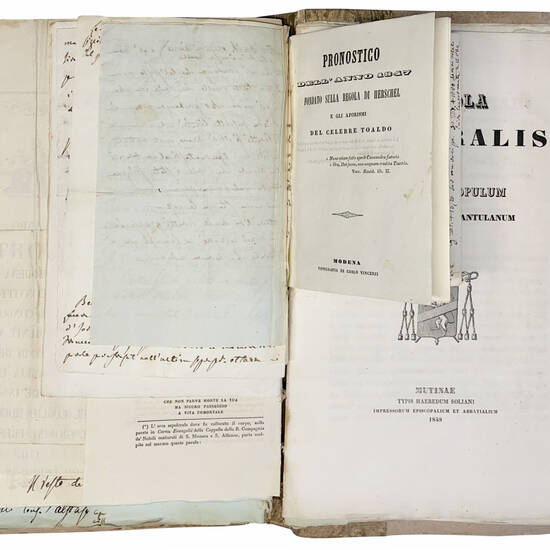 Cronaca di Modena. Manoscritto cartaceo in italiano. Modena, 1837-1862