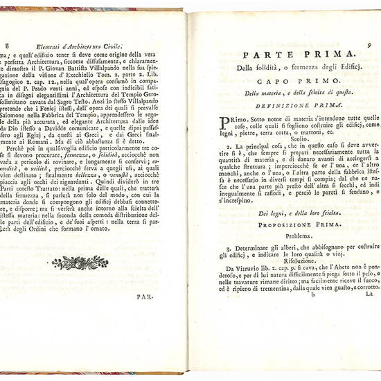 Elementi di architettura civile del padre Federico Sanvitali della Compagnia di Gesù. Opera postuma