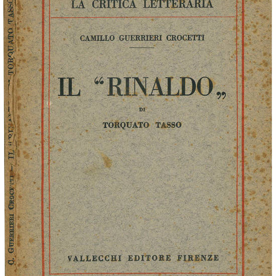 Il "Rinaldo" di Torquato Tasso.