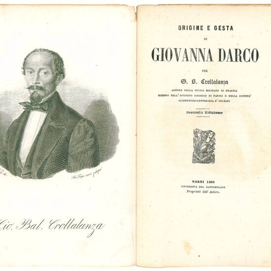 Origine e gesta di Giovanna Darco. Seconda edizione.