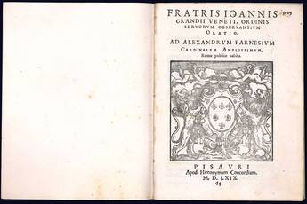 Oratio. Ad Alexandrum Farnesium cardinalem