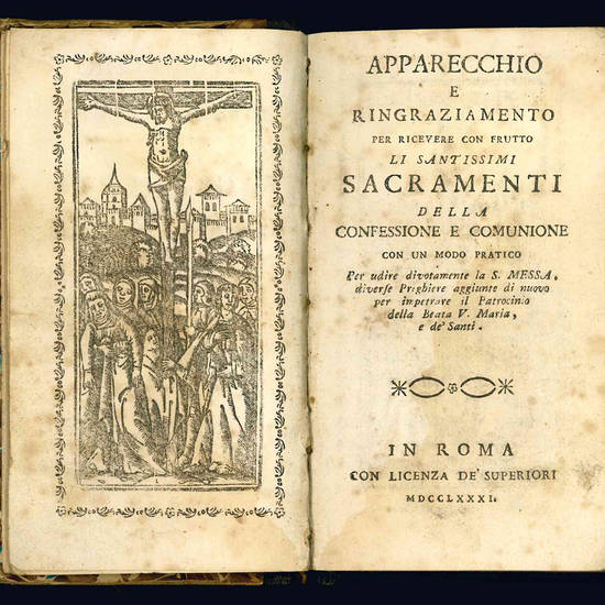 Apparecchio e ringraziamento per ricevere con frutto li Santissimi Sacramenti.