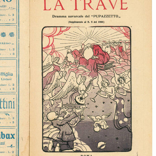 La trave. Dramma navarcale del "Pupazzetto". (Supplemento al N. 2 del 1908).