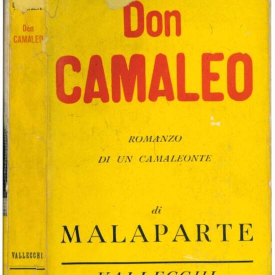 Don Camaleo. Romanzo di un camaleonte.