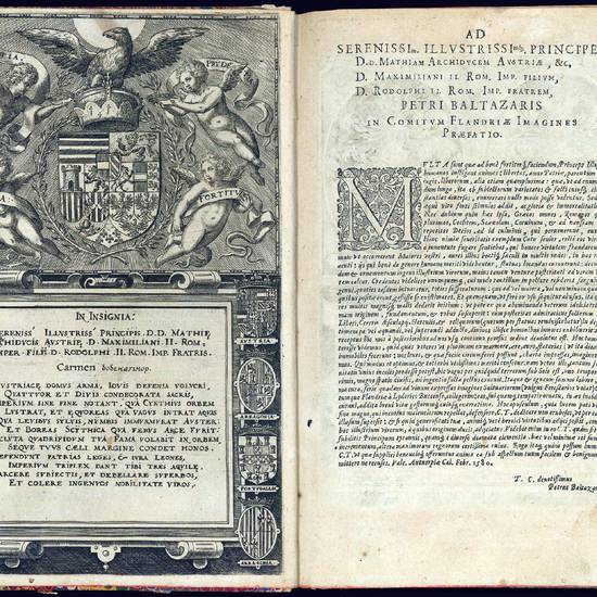 Les genealogies, et anciennes descentes des forestiers et comtes de Flandre, avec brieves descriptions de leurs vies et gestes [...], par Corneille Martin, Zelandoys, et ornees de portraicts [...] trovues es plus anciens tableaux, par Pierre Balthasar, et