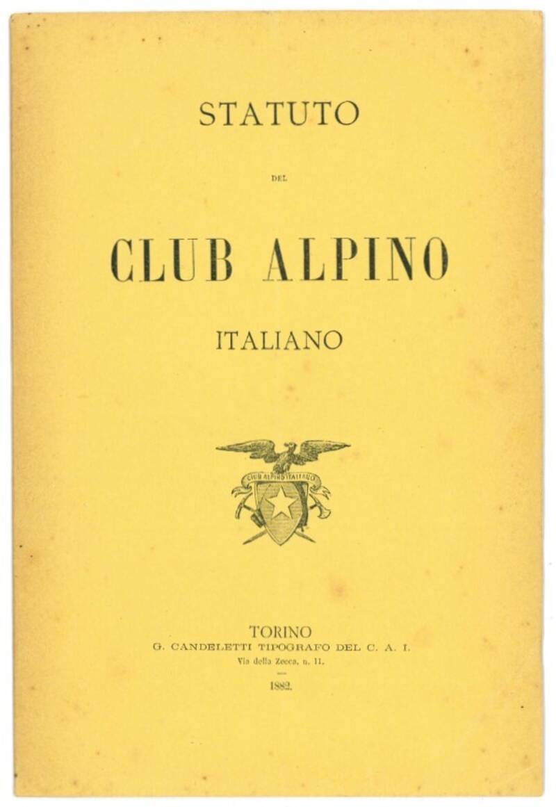 Statuto del Club Alpino Italiano.