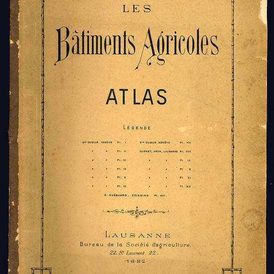 Les bâtiments agricoles. Atlas.