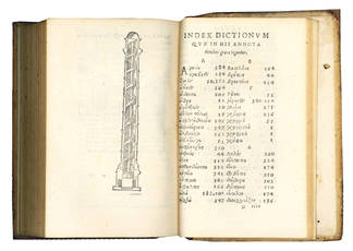 In decem libros M. Vitruvii Pollionis De architectura annotationes [...] Cum indicibus Graeco & Latino locupletissimis. Colophon: Impressum Romae, apud Io. Andream Dossena Thaurinensem, 1544