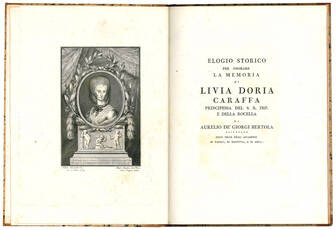 Elogio storico per onorare la memoria di Livia Doria Caraffa Principessa del S.R. Imp. e della Rocella [...]