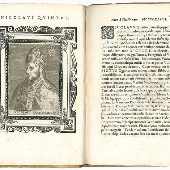 Invicti quinarii numeri series quae summatim a superioribus pontificibus et maxime a Sixto quinto res praeclare quadrienno gesta adnumerat ad eundem Sixtum quintum Pont. Opt. Max. Auctore Ioanne Pinadello Taruisino