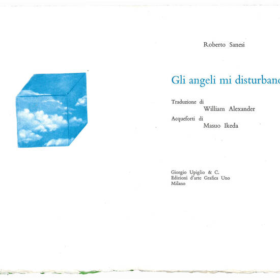 Gli angeli mi disturbano. Traduzione di William Alexander; acqueforti di Masuo Ikeda.