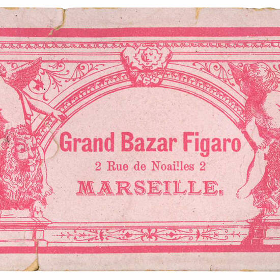 Marseille. Grand Bazar Figaro. 2 Rue de Noailles 2.