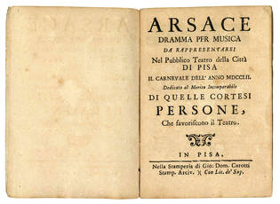 Arsace dramma per musica