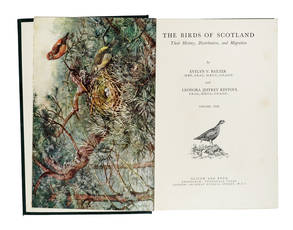 The Birds of Scotland. Their History, Distribution, and Migration. Volume one [-two]