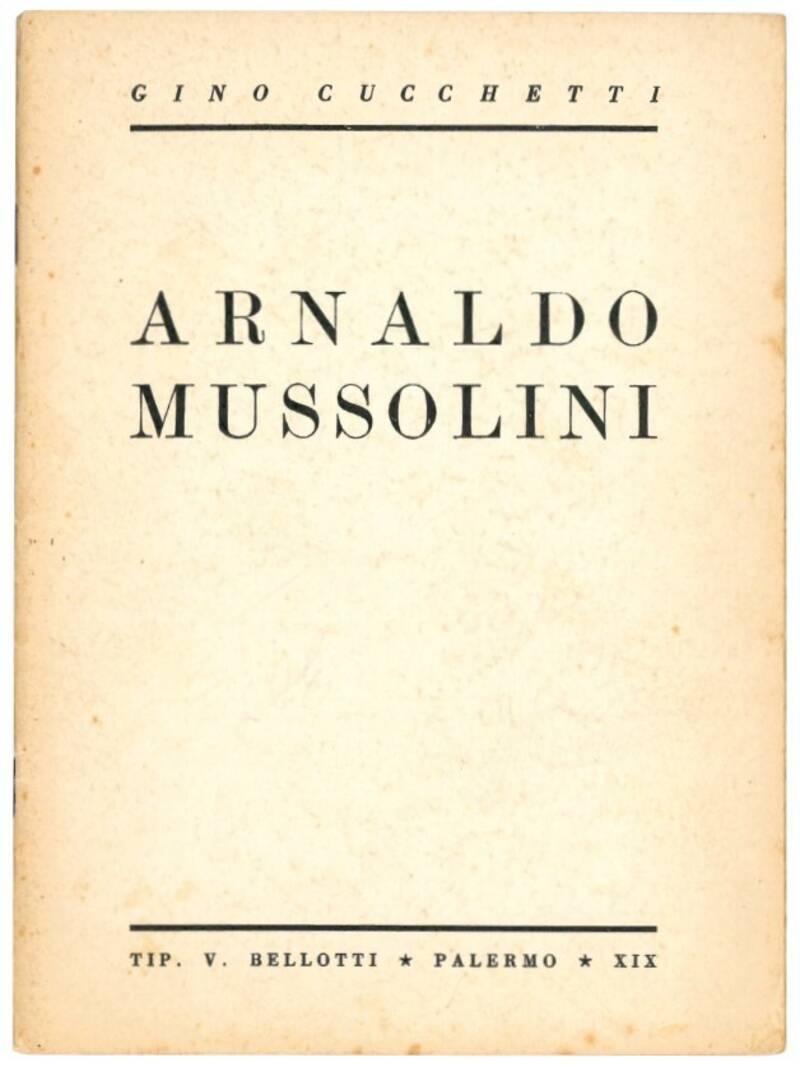 Arnaldo Mussolini.