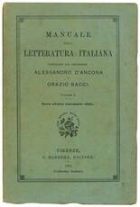 Manuale della letteratura italiana. Completo dei VI volumi.