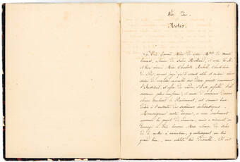 Notes des Conférences avec la T.H. Mère de Montélimart 186. Manuscript on paper. France, ca. 1860s