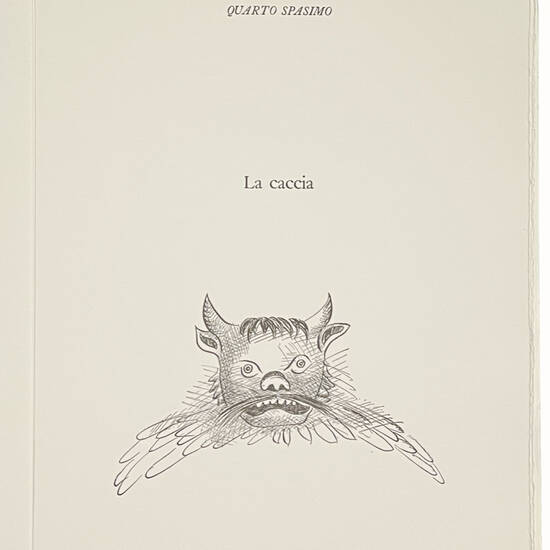 La caccia allo Snark. Agonia in otto spasimi. Con cinque incisioni di Enrico Baj, traduzione di Roberto Sanesi.