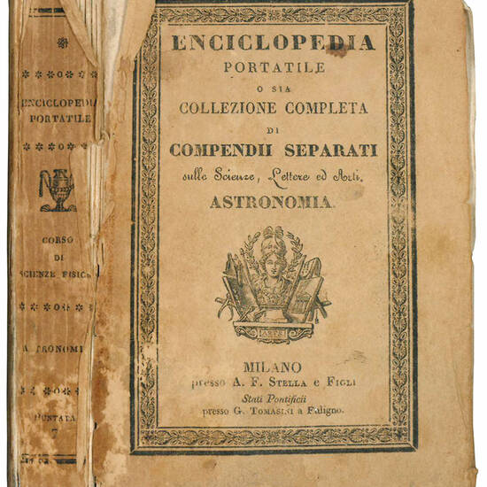 Compendio di astronomia o sia esposizione della natura e dei movimenti dei corpi celesti. Preceduto da una introduzione storica, seguito da una biografia de' più celebri astronomi, da una bibliografia e da un vocabolario astronomico.