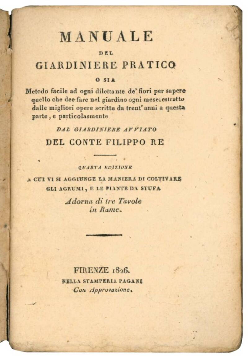 Manuale del giardiniere pratico.