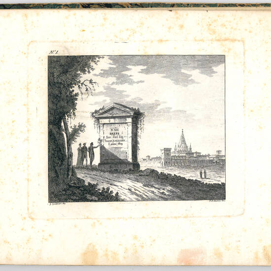 N. XII paesi inv. dal. Sig. Gasp. Galliari l’anno 1809