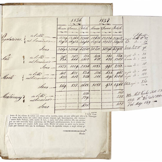 Cronaca di Modena. Manoscritto cartaceo in italiano. Modena, 1837-1862