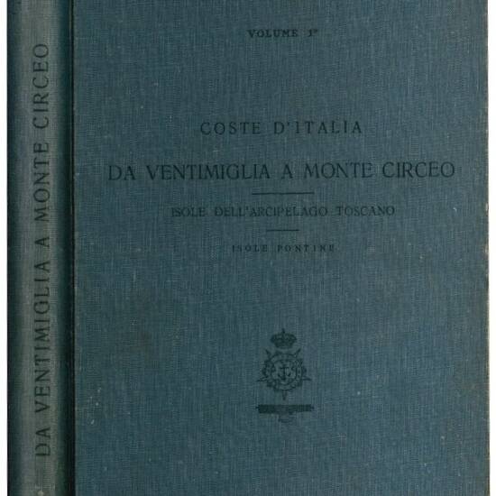 Coste d'Italia: da Ventimiglia a monte Circeo, Isole dell'arcipelago Toscano, Isole Pontine.