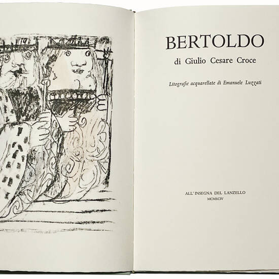 Bertoldo. Litografie acquarellate di Emanuele Luzzati.