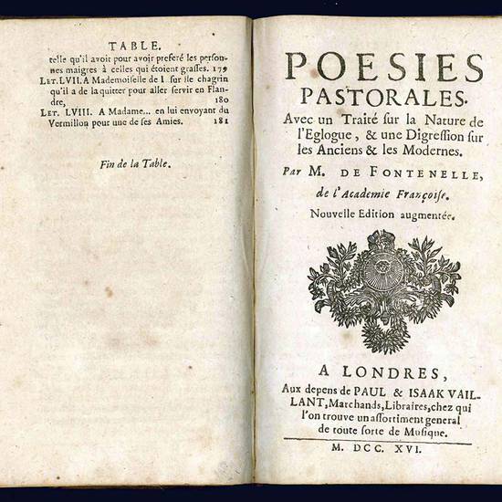 Oeuvres diverses de M. de Fontenelle.