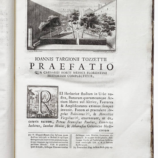 Catalogus plantarum horti caesarei Florentini opus postumum iussu Societatis botanicae editum, continuatum, et ipsius horti historia locupletatum ab Io. Targionio Tozzettio