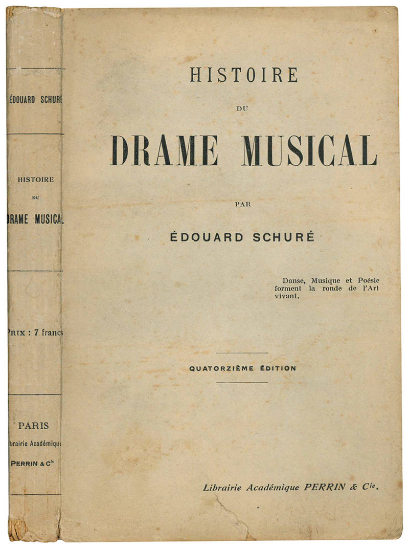 Histoire du drame musical. Quatorzième édition.