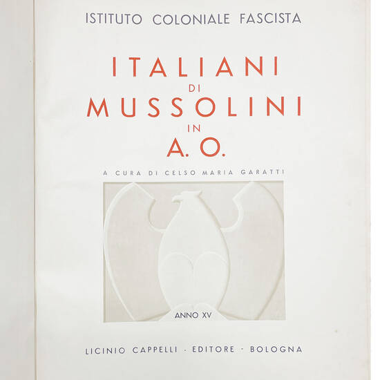 Italiani di Mussolini in A.O.