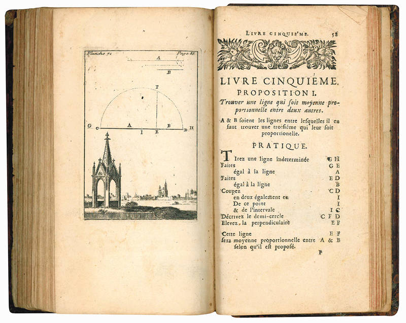 Pratique de la géométrie sur le papier et sur le terrain: ou par une methode nouvelle & singuliere l?on peut avec facilité & en peu de temps se perfectionner en cette science. Par Sebastien Le Clerc, Graveur du Roy