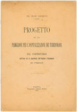 Progetto di un padiglione per l'ospitalizzazione dei tubercoosi da costruirsi nell'Area ed in dipendenza dell'Ospitale d'Isolamento di Padova.